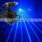 360 degree head moving single blue dot projector laser light