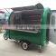 2016 Mobile green Fast Food Cart For Sales,Продается фургон для быстрого питания/уличный торговый киоск для еды,Три электрических продовольственных тележки