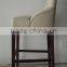 French Style Antique Wooden Bar Chair Button Back Design Bar Chair