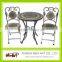2016 Patio Mosaic Tile Metal Garden Table And Chair Cheap Outdoor Cast Iron Garden Furniture                        
                                                Quality Choice