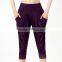 Bright Color European Style Simple Design Women Short Haren Pants