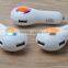 mini usb phone gem 3 ports usb car charger with LED light