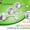 UL ES led light downlight commercial downlight 6'' 8'' 10'' 0-10V COB led downlights china 8'' 25w 35w 50w
