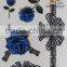 Ecofriendly flower tattoo sticker custom design