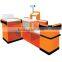 Wholesale supermarket Stainless cashier counter
