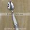 Hotsell stainless steel spoon fork knife with plastic handle and logo printing