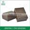 Brown Small PU leather Perfume Packaging Box