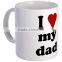 Father's day gift 11oz Color Changing Ceramic Mug White mug I love my dad