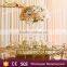 indoor glass top dining square wedding banquet table with crystal