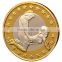 gold coin metal decorating token coin euro sex coin