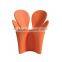 shopping mall creative fiberglass clover chair