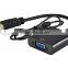 Hot Sales HD-MI Male To Vga Female Converter Adapter With Audio Cable