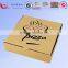 custom logo printed kraft paper box,pizza box food packaging