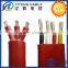 Fluorine plastic insulated high temperature silicone rubber