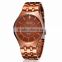 2015 hot sale wristwatch Men Luxury Brand Rose Gold Stainless Steel Wristwatch Business Quartz Water Resistant watch HL3305