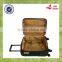 Dark Brown Four Wheels Passed ISO9001 Certificate Business Trolley Bag
