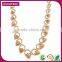 Latest Products 2016 Orange Gemstone Gold Jewelry Half Set