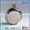 OVAL hip flask ,round shape hip flask with metal lid HFR003