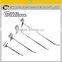 High quality metal chrome slatwall steel wire hook for display board supermarket hanging hook