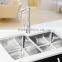 Small Radius R25 Stainless Steel SUS 304 Gauge 18/8 Double bowl kitchen Sink(D03L/R)