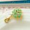 Wholesale Fashion Handmade Gift Lucky Leaves Crystal Charm Souvenir Pendant CM150