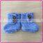 Infant toddler crochet booties hand knitted shoes for baby boys