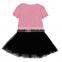 WG0009 2-6y 2015 new girl dresses nova kids wear print my little GIRL frock kids dress nova kids children dress