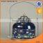 decorative turkish glass mosaic lamp with metal hanging
