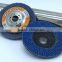100MM zircoina blue Flap Discs with iron backing- up
