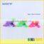 Colorful clear plastic water squirt gun with bottle