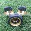3 Way garden hose splitter contact with tap