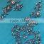 New Year Fashionable Design Beaded Sequined Embroidery Fabric For Girls Party Dresses
