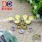 Heart shaped design custom logo prong snap button for baby clothing