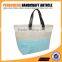 Contracted and fashionable tote patchwork bag paper straw and jute material women shopping handbag