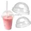 PET Dome Lid,Disposable Plastic PET Juice Cup Dome Lid