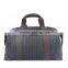 China Wholesale Stripe Travelling Bag Genuine Leather Travel Bag