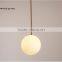 Europe Style Lamp Glass Iron Material Lighting Pendant Light