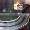 Guide rail curve steel scrap conveyor for food and beverage industry
