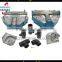 Plastic injection skew tee pipe fitting mould