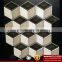 IMARK Dark Blue Color cheap Mosaic Tile/ Ceramic Mosaic Tile With Polished Surface For Wall Decoration