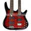 china electric guitar 5 string double neck bass