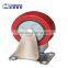 industrial locking pvc casters 75mm fixed caster wheel