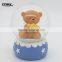 High quality lovely bear resin snow water globe