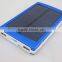 Newest 10000mAh Dual USB Waterproof Solar Power Bank Battery Charger For iPhone