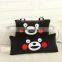Newest Valentine Animal Custom Soft Stuffed Black Bear Emoji Plush Pillow
