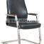 High back leather office chair with 3D armrest