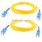 fiber optic patch cable / sc upc fibra patch cable / singlemode pvc optic fibre patchcord