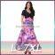 hot stamp mosaic Jumpsuit deep V collar plus size dress