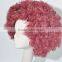 Short Red Explosion Fans Wig for Christmas N221