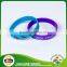 hot selling flower silicone bracelet 1 inch color filled silicone bracelets